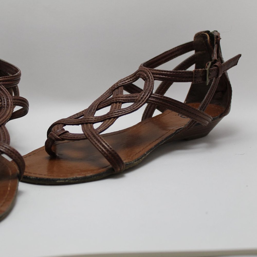 So strappy gladiator sandals, 7M, Daffadil Cognac